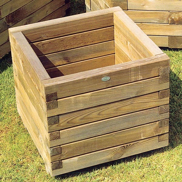 wooden planters